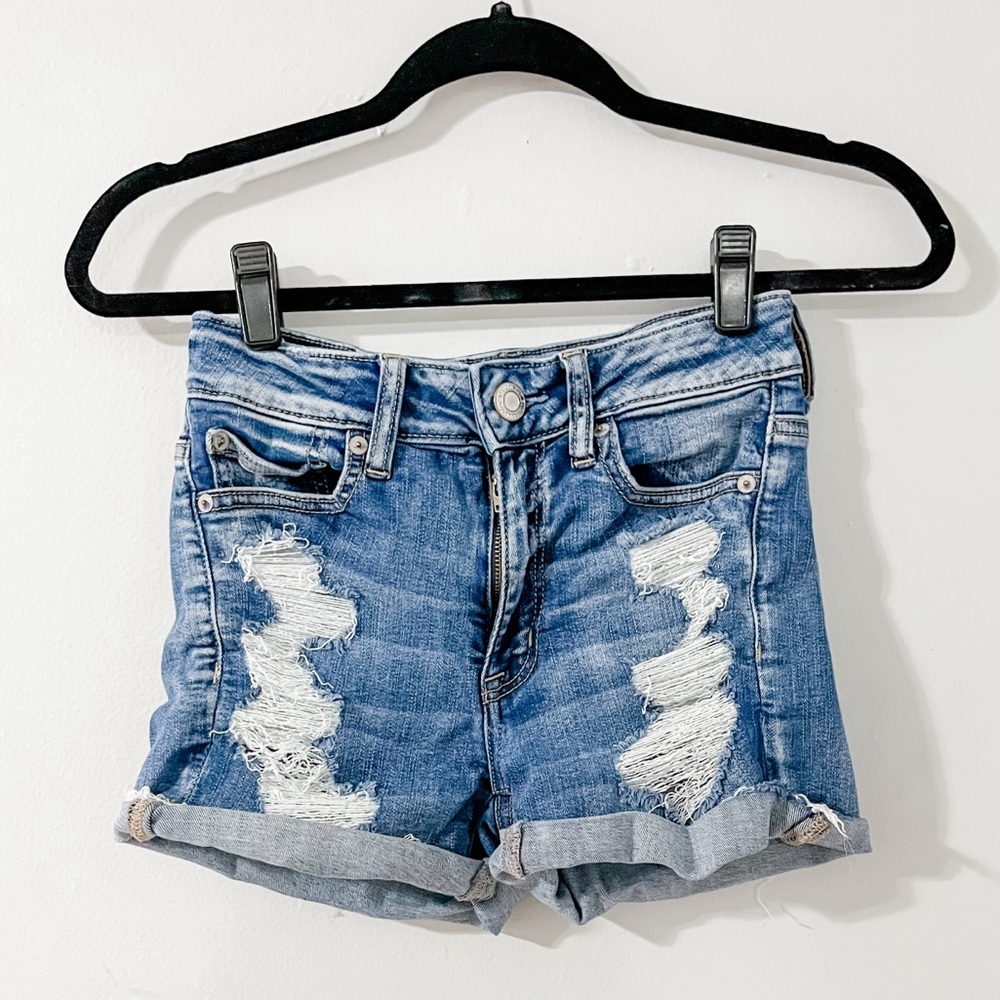 American Eagle distressed shorts